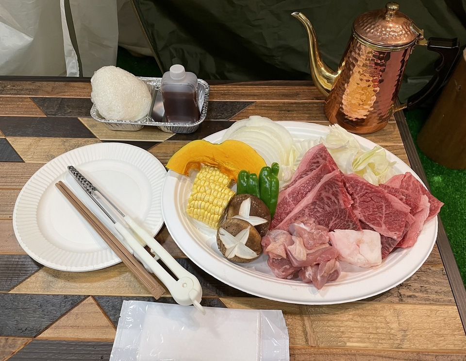 ＭＯＮＪＵＮＯ　ＦＵＫＵＣＨＩ　食材付き手ぶらＢＢＱの画像